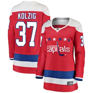 Women's Olaf Kolzig Washington Capitals Breakaway Alternate Jersey - Red