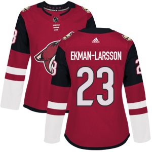 Women's Oliver Ekman-Larsson Arizona Coyotes Authentic Burgundy Home Jersey - Red