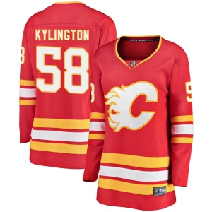 Women's Oliver Kylington Calgary Flames Breakaway Alternate Jersey - Red