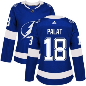 Women's Ondrej Palat Tampa Bay Lightning Authentic Home Jersey - Royal Blue