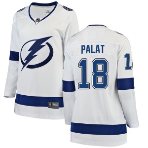 Women's Ondrej Palat Tampa Bay Lightning Breakaway Away Jersey - White