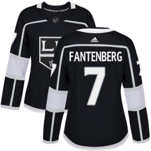 Women's Oscar Fantenberg Los Angeles Kings Authentic Home Jersey - Black