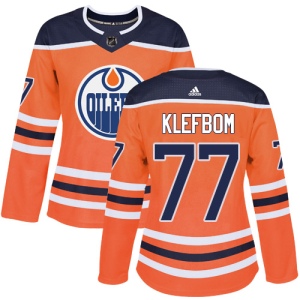 Women's Oscar Klefbom Edmonton Oilers Authentic Home Jersey - Orange