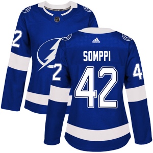 Women's Otto Somppi Tampa Bay Lightning Authentic Home Jersey - Blue