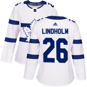 Women's Par Lindholm Toronto Maple Leafs Authentic 2018 Stadium Series Jersey - White