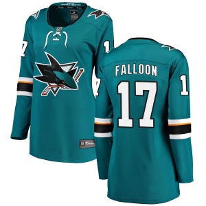 Women's Pat Falloon San Jose Sharks Breakaway Home Jersey - Teal