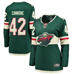 Women's Patrick Cannone Minnesota Wild Breakaway Home Jersey - Green