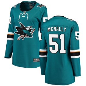 Women's Patrick McNally San Jose Sharks Breakaway Home Jersey - Teal