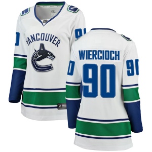 Women's Patrick Wiercioch Vancouver Canucks Breakaway Away Jersey - White