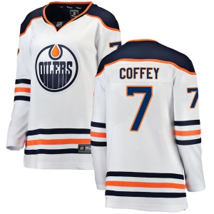 Women's Paul Coffey Edmonton Oilers Authentic Away Breakaway Jersey - White