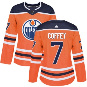 Women's Paul Coffey Edmonton Oilers Authentic Home Jersey - Orange