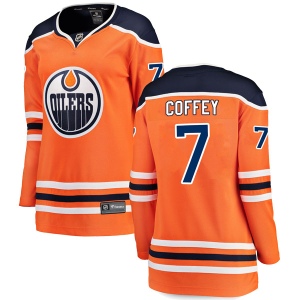 Women's Paul Coffey Edmonton Oilers Authentic r Home Breakaway Jersey - Orange