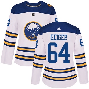 Women's Paul Geiger Buffalo Sabres Authentic 2018 Winter Classic Jersey - White