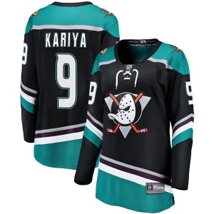 Women's Paul Kariya Anaheim Ducks Breakaway Alternate Jersey - Black