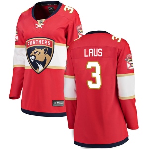 Women's Paul Laus Florida Panthers Breakaway Home Jersey - Red