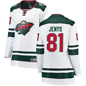 Women's Pavel Jenys Minnesota Wild Breakaway Away Jersey - White