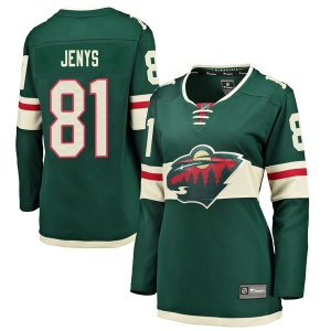 Women's Pavel Jenys Minnesota Wild Breakaway Home Jersey - Green