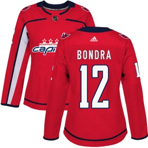 Women's Peter Bondra Washington Capitals Authentic Home Jersey - Red