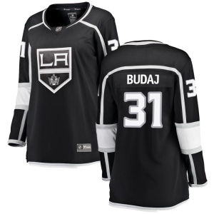 Women's Peter Budaj Los Angeles Kings Breakaway Home Jersey - Black