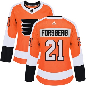 Women's Peter Forsberg Philadelphia Flyers Authentic Home Jersey - Orange