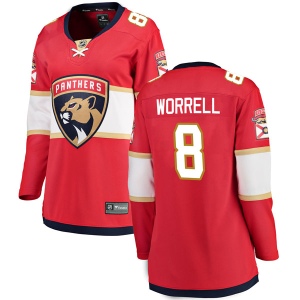 Women's Peter Worrell Florida Panthers Breakaway Home Jersey - Red