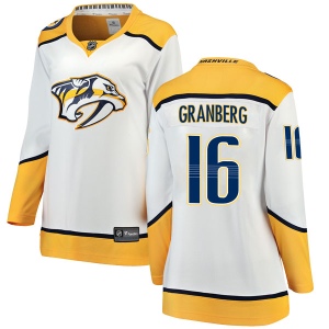 Women's Petter Granberg Nashville Predators Breakaway Away Jersey - White