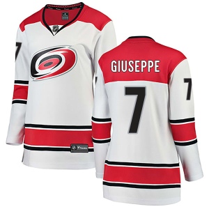 Women's Phil Di Giuseppe Carolina Hurricanes Breakaway Away Jersey - White