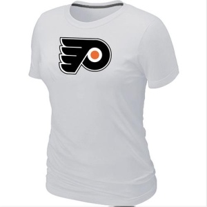 Women's Philadelphia Flyers Big & Tall Logo T-Shirt - - White