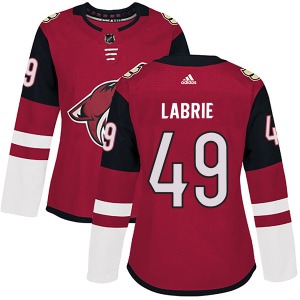 Women's Pierre-Cedric Labrie Arizona Coyotes Authentic Maroon Home Jersey