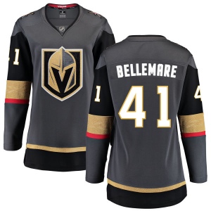 Women's Pierre-Edouard Bellemare Vegas Golden Knights Black Home Breakaway Jersey - Gold