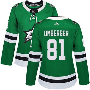 Women's R.J. Umberger Dallas Stars Authentic Home Jersey - Green