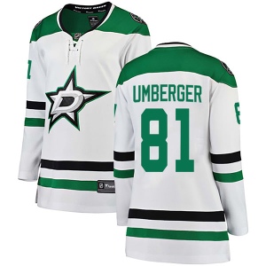 Women's R.J. Umberger Dallas Stars Breakaway Away Jersey - White