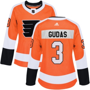 Women's Radko Gudas Philadelphia Flyers Authentic Home Jersey - Orange