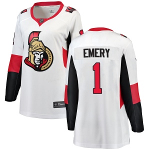 Women's Ray Emery Ottawa Senators Breakaway Away Jersey - White