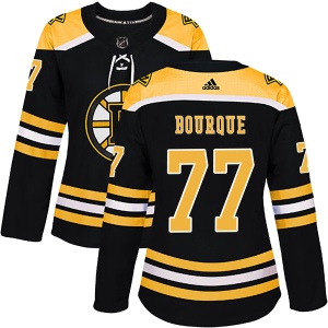 Women's Raymond Bourque Boston Bruins Authentic Home Jersey - Black