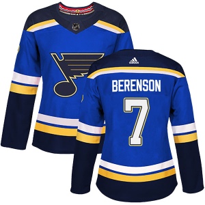 Women's Red Berenson St. Louis Blues Authentic Home Jersey - Blue