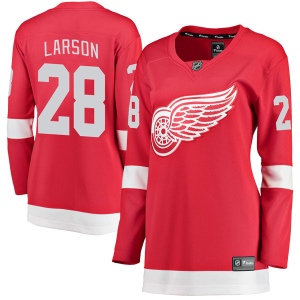 Women's Reed Larson Detroit Red Wings Breakaway Home Jersey - Red