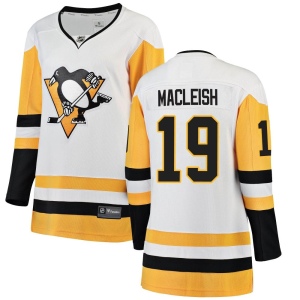 Women's Rick Macleish Pittsburgh Penguins Breakaway Away Jersey - White