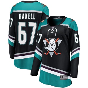 Women's Rickard Rakell Anaheim Ducks Breakaway Alternate Jersey - Black