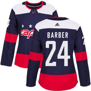 Women's Riley Barber Washington Capitals Authentic 2018 Stadium Series Jersey - Navy Blue