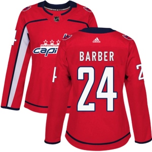 Women's Riley Barber Washington Capitals Authentic Home Jersey - Red