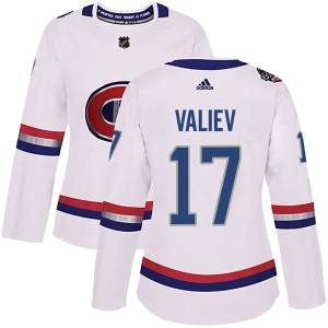 Women's Rinat Valiev Montreal Canadiens Authentic 2017 100 Classic Jersey - White