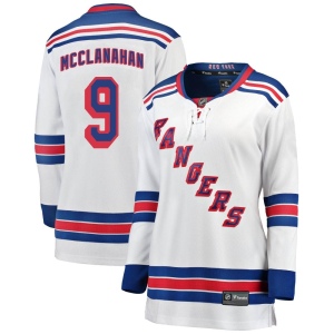 Women's Rob Mcclanahan New York Rangers Breakaway Away Jersey - White