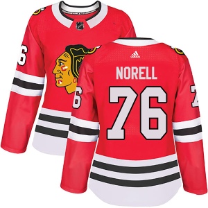 Women's Robin Norell Chicago Blackhawks Authentic Home Jersey - Red