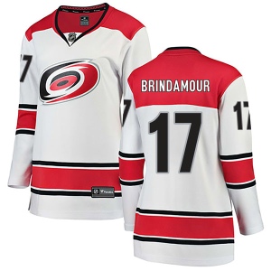 Women's Rod Brind'Amour Carolina Hurricanes Breakaway Away Jersey - White