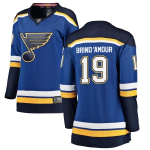 Women's Rod Brind'amour St. Louis Blues Breakaway Home Jersey - Blue