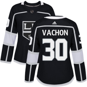 Women's Rogie Vachon Los Angeles Kings Authentic Home Jersey - Black