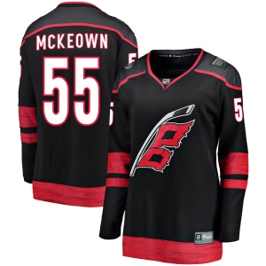 Women's Roland McKeown Carolina Hurricanes Breakaway Alternate Jersey - Black