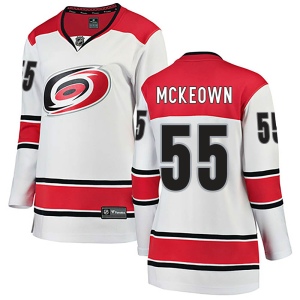 Women's Roland McKeown Carolina Hurricanes Breakaway Away Jersey - White