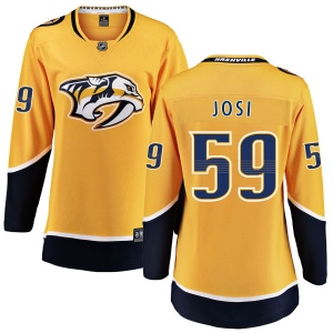 Women's Roman Josi Nashville Predators Home Breakaway Jersey - Yellow